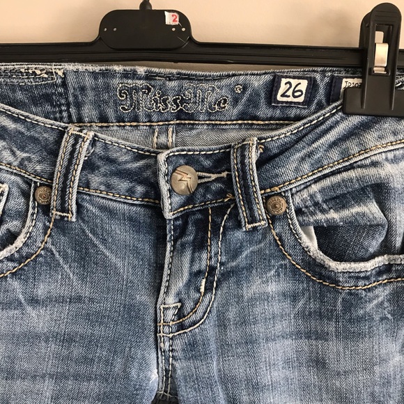 Miss me Women Jeans Size 26 Blue - Picture 3 of 5